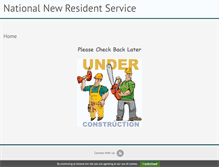 Tablet Screenshot of nationalnewresidentservice.com